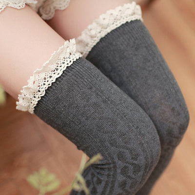 Japanese Over the Knee Winter Socks